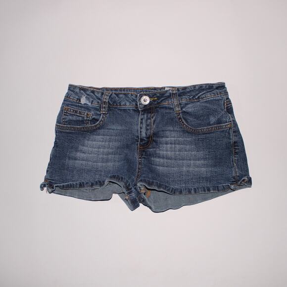Vintage Y2K Mudd Jeans Denim Micro Shorts Size 7 - Picture 1 of 4